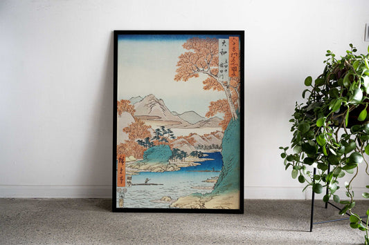Tatsuta Mountain Asian Style Poster | Wall Art for Home & Office | High-Quality Print - High-Quality Visual Display