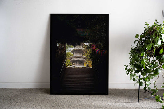 Temple in Busan Asian Style Poster | Wall Art for Home & Office | High-Quality Print - High-Quality Visual Display