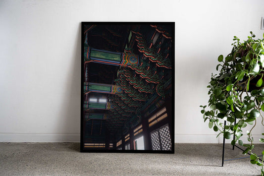 Temple in Korea Asian Style Poster | Wall Art for Home & Office | High-Quality Print - High-Quality Visual Display