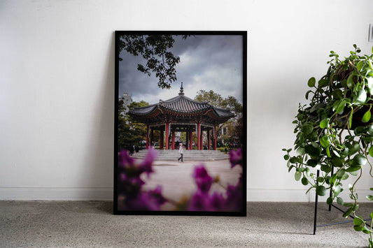 Temple in Seoul Asian Style Poster | Wall Art for Home & Office | High-Quality Print - High-Quality Visual Display