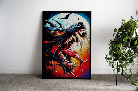 The Dragon Asian Style Poster | Wall Art for Home & Office | High-Quality Print - High-Quality Visual Display