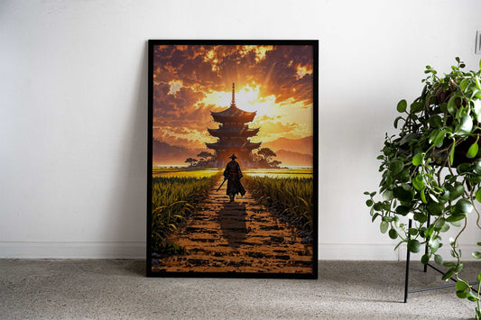The Final Showdown Asian Style Poster | Wall Art for Home & Office | High-Quality Print - High-Quality Visual Display