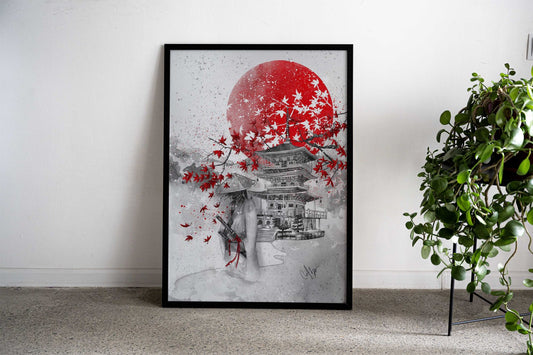 The Warrior Path Asian Style Poster | Wall Art for Home & Office | High-Quality Print - High-Quality Visual Display