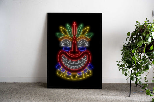 Tiki Mask 11 Asian Style Poster | Wall Art for Home & Office | High-Quality Print - High-Quality Visual Display