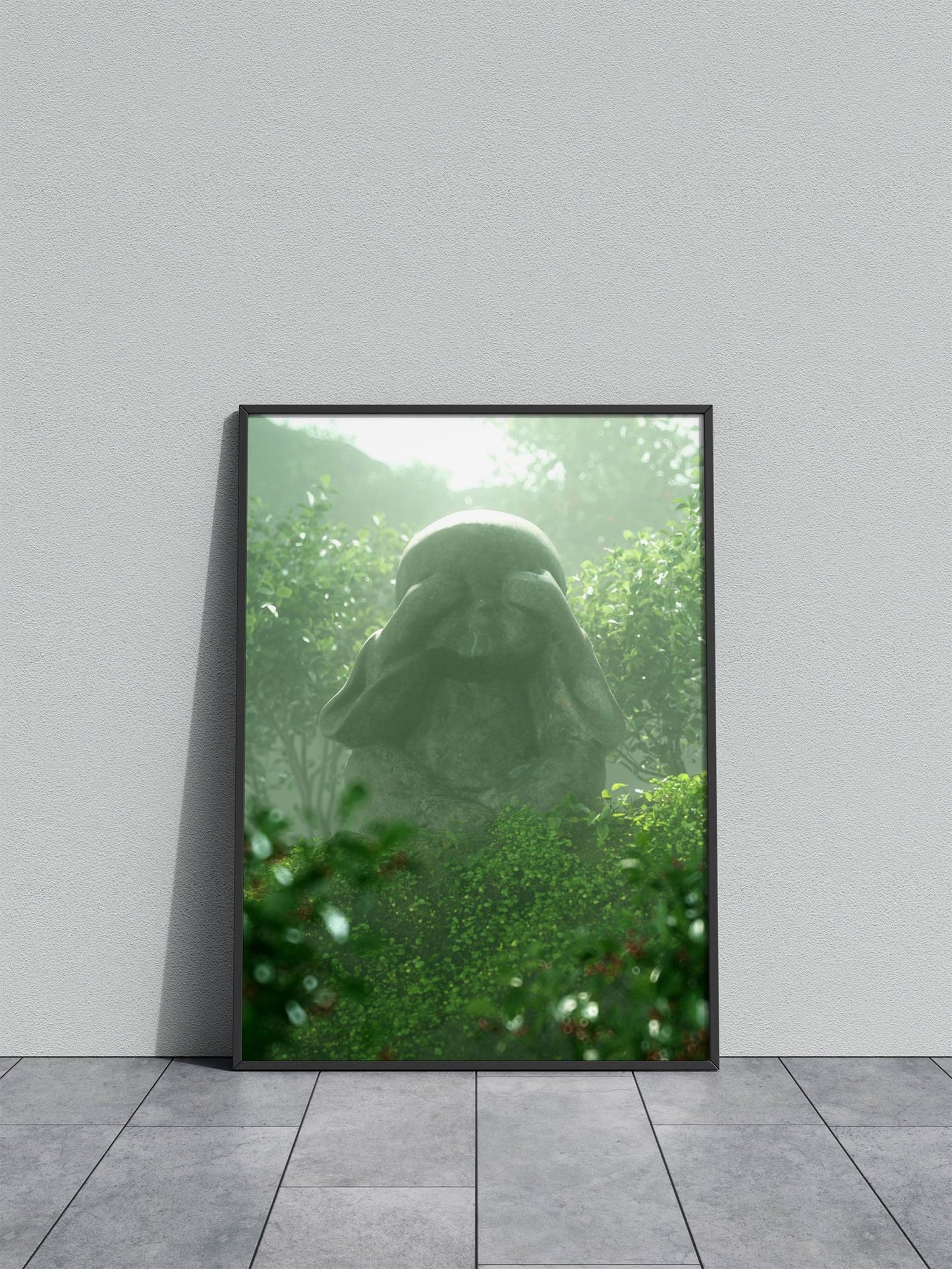Tiny Buddah Asian Style Poster | Wall Art for Home & Office | High-Quality Print - High-Quality Visual Display