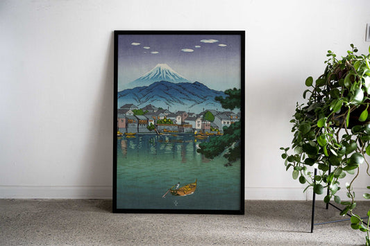 Tokaido Numazu Harbor Asian Style Poster | Wall Art for Home & Office | High-Quality Print - High-Quality Visual Display