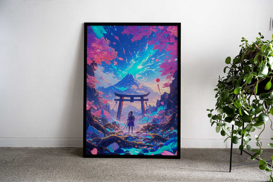 Torii Gate Japan Asian Style Poster | Wall Art for Home & Office | High-Quality Print - High-Quality Visual Display