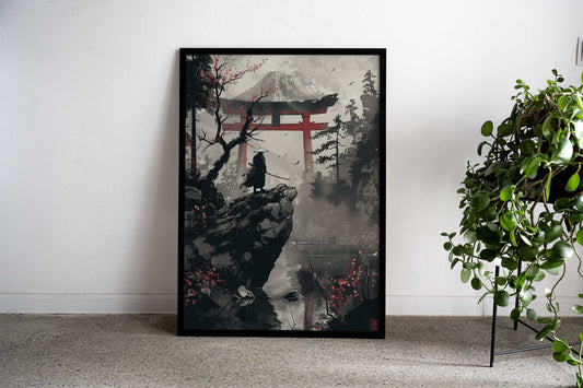 Torii Gate Japanese Asian Style Poster | Wall Art for Home & Office | High-Quality Print - High-Quality Visual Display