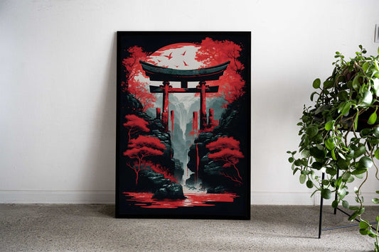 Torii gate 4 Asian Style Poster | Wall Art for Home & Office | High-Quality Print - High-Quality Visual Display