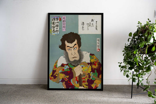 Toyohara Kunichika Asian Style Poster | Wall Art for Home & Office | High-Quality Print - High-Quality Visual Display