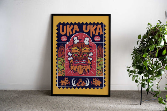 Uka Uka Asian Style Poster | Wall Art for Home & Office | High-Quality Print - High-Quality Visual Display