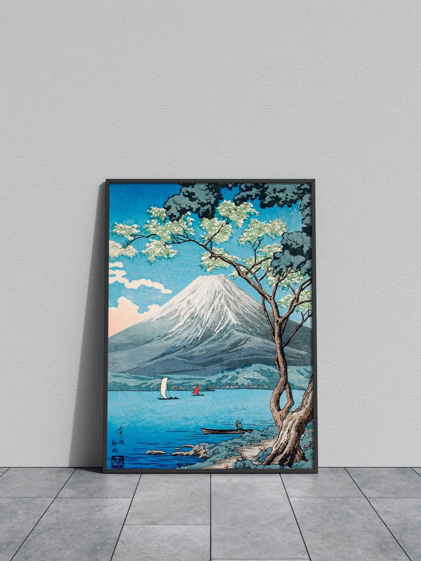 Ukiyo e Grumpy Frog Asian Style Poster | Wall Art for Home & Office | High-Quality Print - High-Quality Visual Display