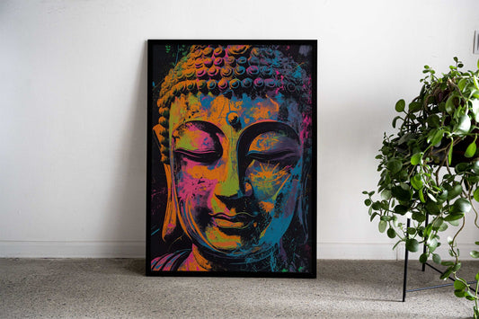 Vibrant Enlightenment Asian Style Poster | Wall Art for Home & Office | High-Quality Print - High-Quality Visual Display