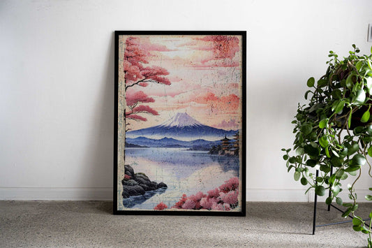 Vintage Japan Landscape Asian Style Poster | Wall Art for Home & Office | High-Quality Print - High-Quality Visual Display