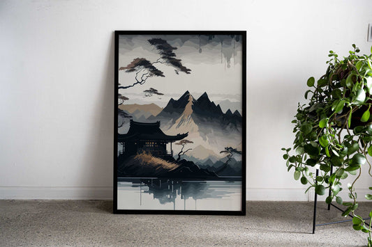 Vintage Japanese Art Asian Style Poster | Wall Art for Home & Office | High-Quality Print - High-Quality Visual Display
