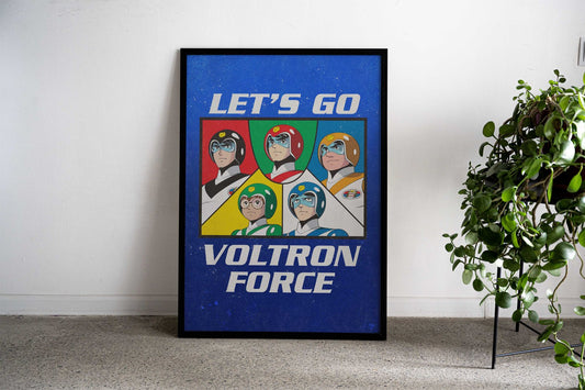Voltron Force Asian Style Poster | Wall Art for Home & Office | High-Quality Print - High-Quality Visual Display