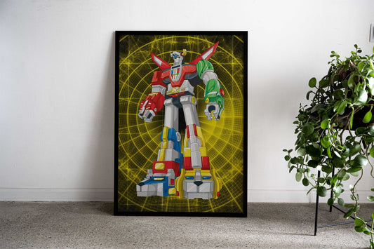 Voltron № 1 Asian Style Poster | Wall Art for Home & Office | High-Quality Print - High-Quality Visual Display