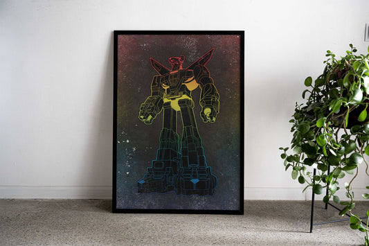 Voltron № 4 Asian Style Poster | Wall Art for Home & Office | High-Quality Print - High-Quality Visual Display