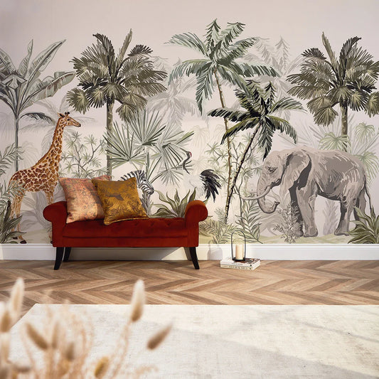 Retro Adventure Mural