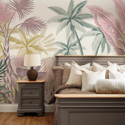 Multicolored Jungle Escape Wall Mural