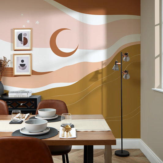 Ochre Desert Sunset Wall Mural