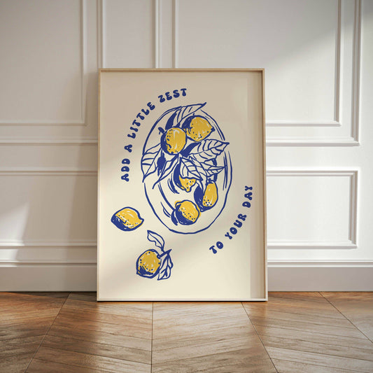 Add Little Zest Print