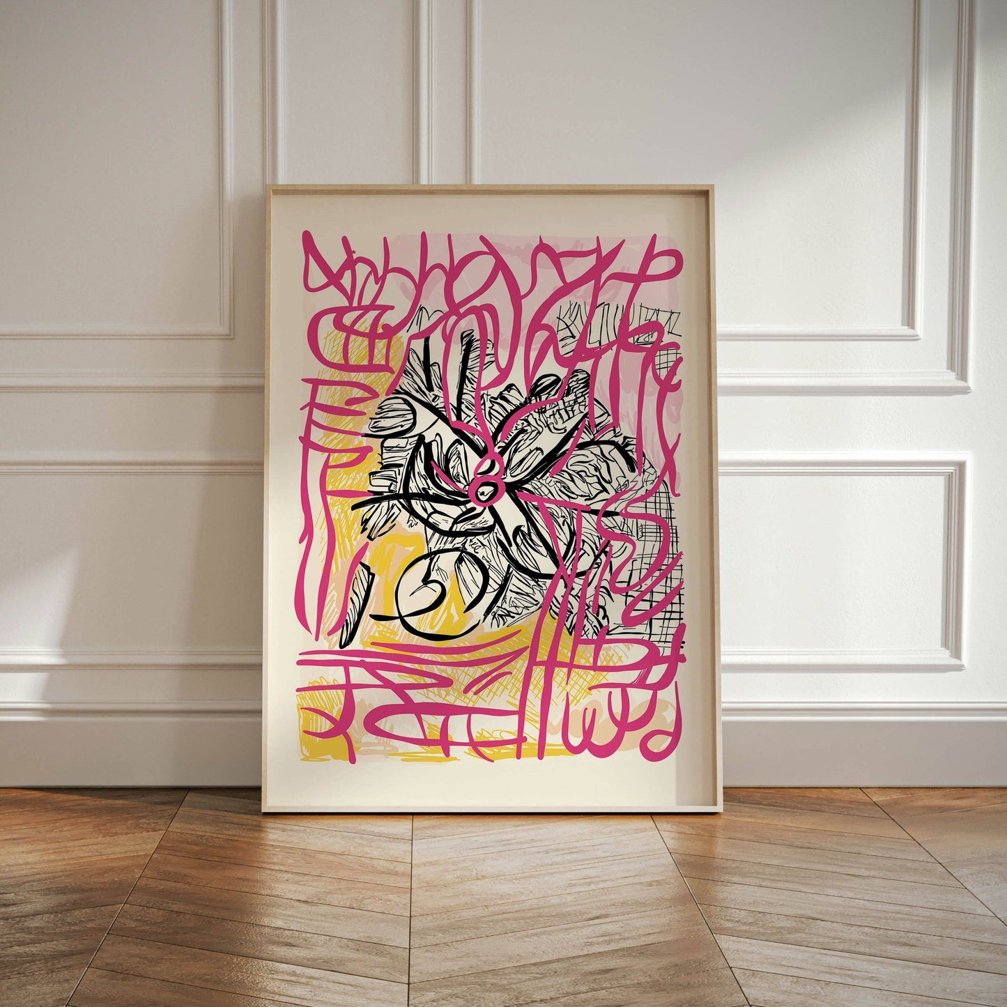 Modern Art Illustration Print No4