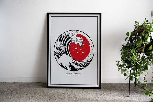 Wave Kanagawa Asian Style Poster | Wall Art for Home & Office | High-Quality Print - High-Quality Visual Display