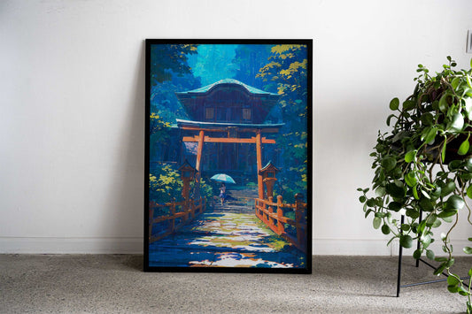 Withered Away Asian Style Poster | Wall Art for Home & Office | High-Quality Print - High-Quality Visual Display