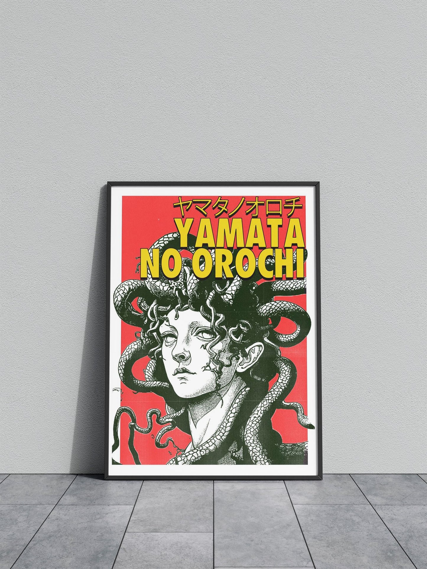 Yamata no Orochi Asian Style Poster | Wall Art for Home & Office | High-Quality Print