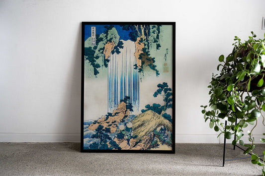 Yoro Waterfall Asian Style Poster | Wall Art for Home & Office | High-Quality Print - High-Quality Visual Display