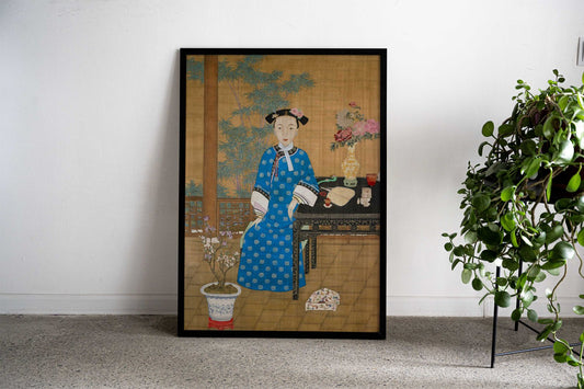 Young Manchu Lady Asian Style Poster | Wall Art for Home & Office | High-Quality Print - High-Quality Visual Display