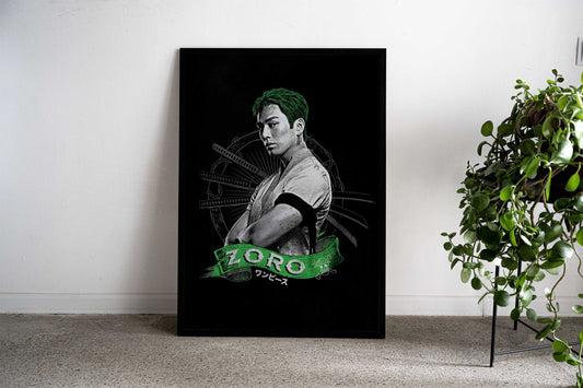 Zoro Asian Style Poster | Wall Art for Home & O ffice | High-Quality Print - High-Quality Visual Display