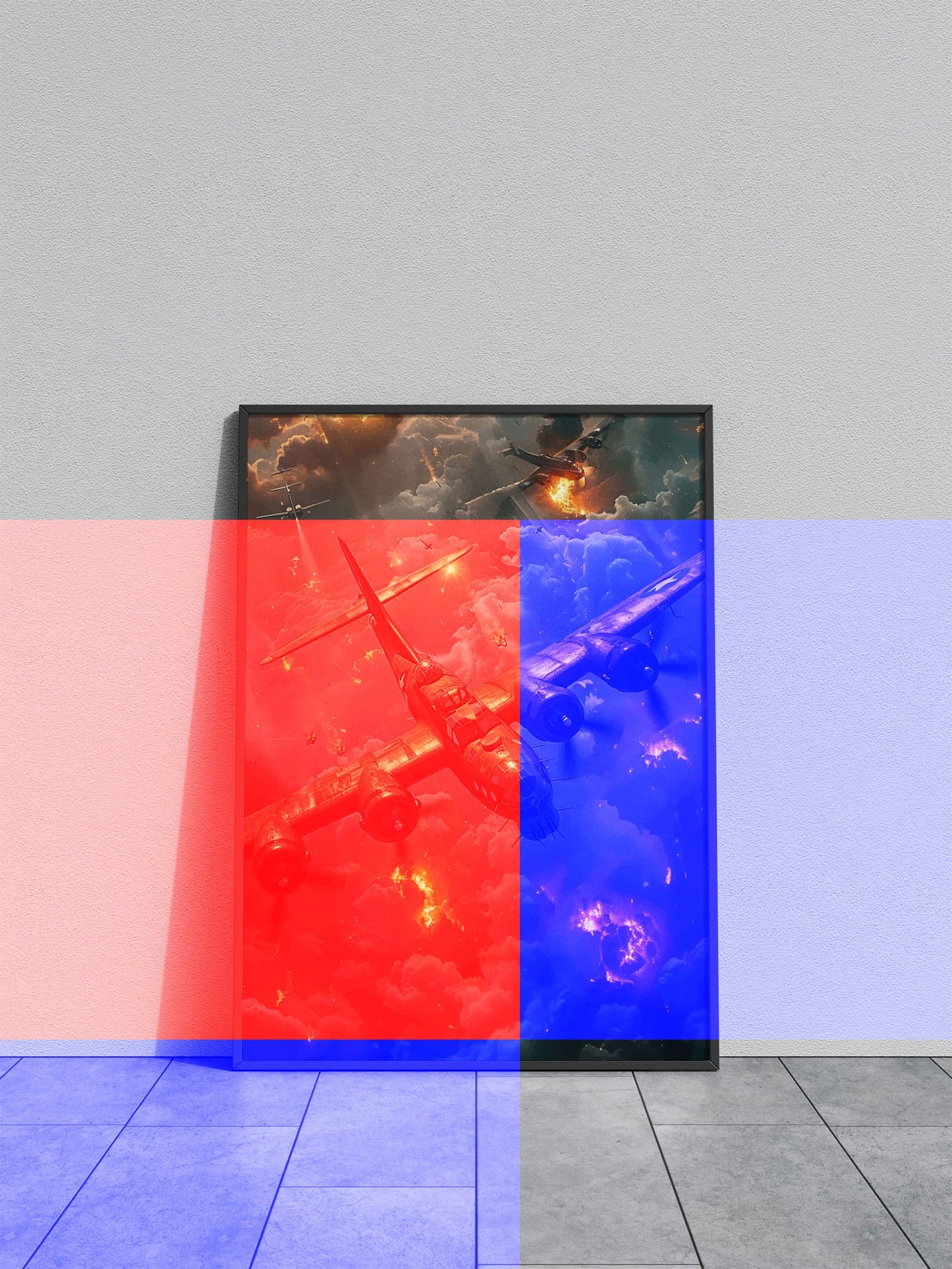 air battle 1945 Asian Style Poster | Wall Art for Home & Office | High-Quality Print