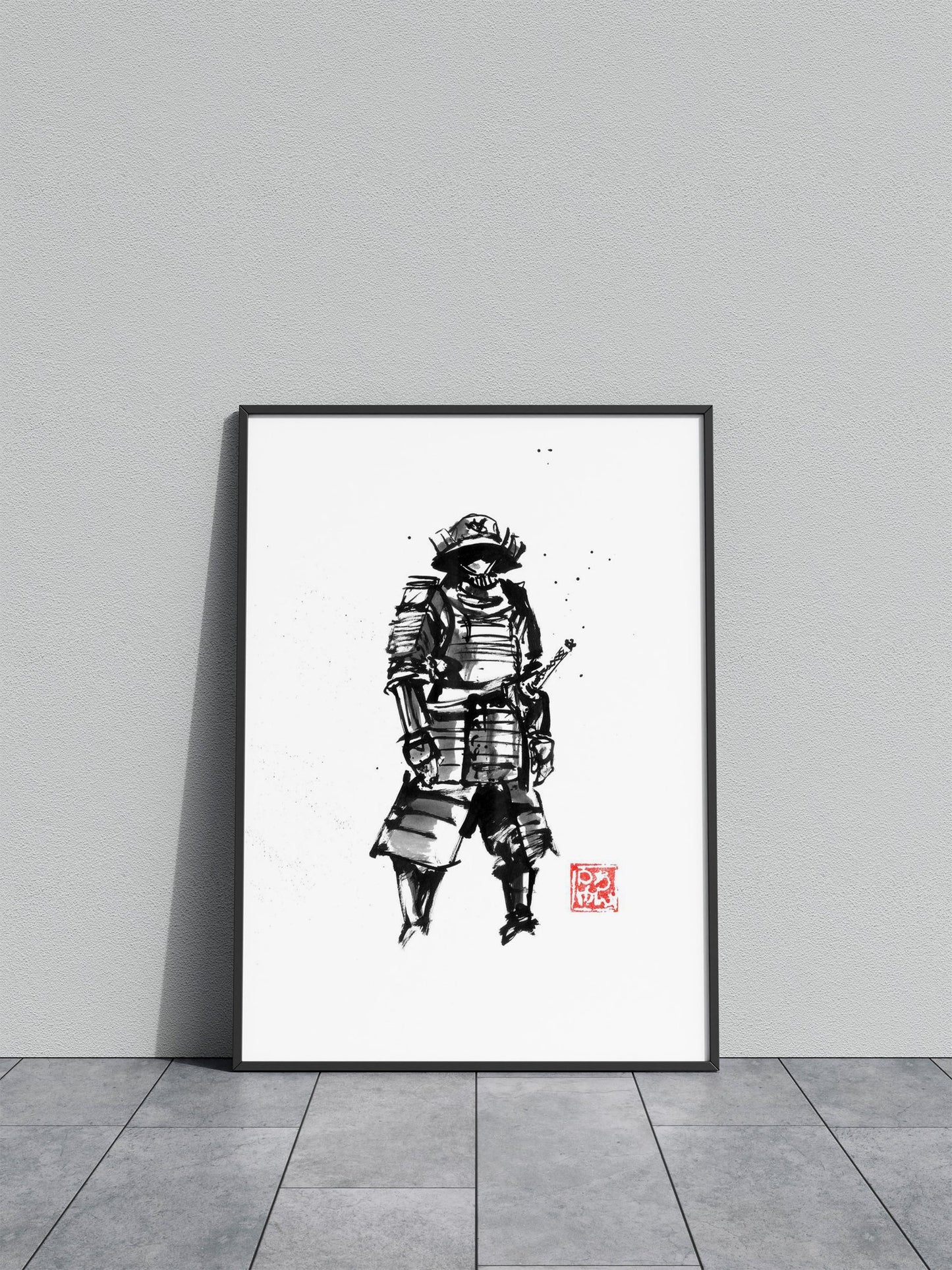 armor Asian Style Poster | Wall Art for Home & Office | High-Quality Print
