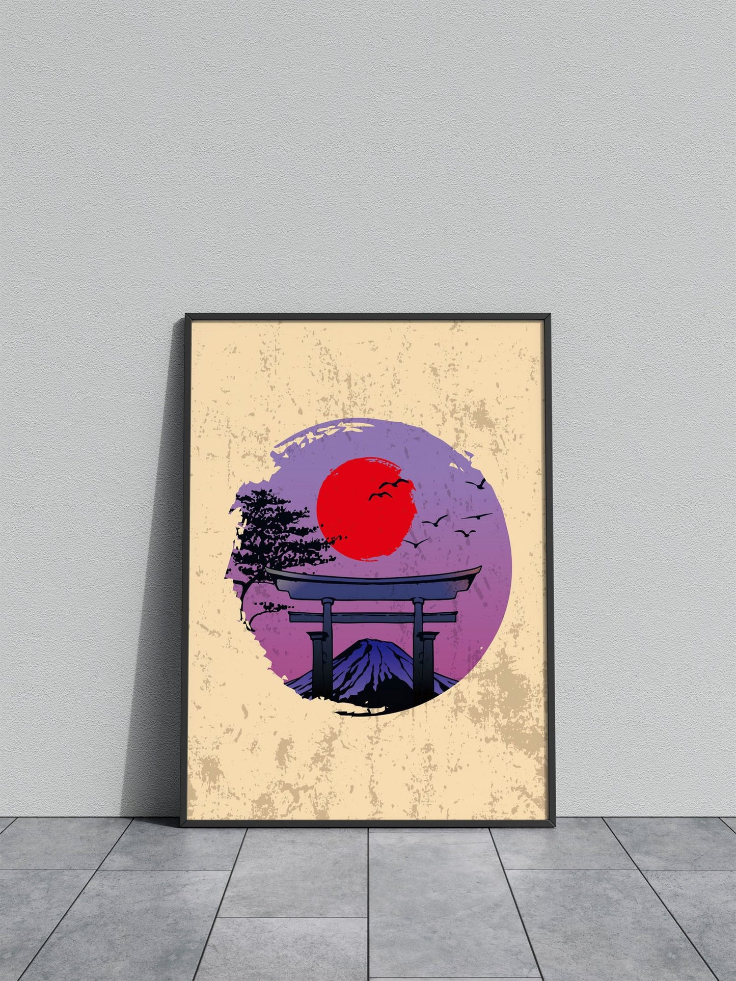 art circle Asian Style Poster | Wall Art for Home & Office | High-Quality Print