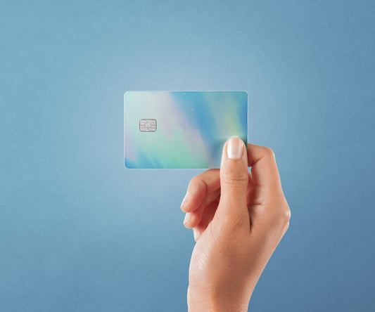 Aurora Design | Credit Card Sticker | Small Chip | Credit Card Skin