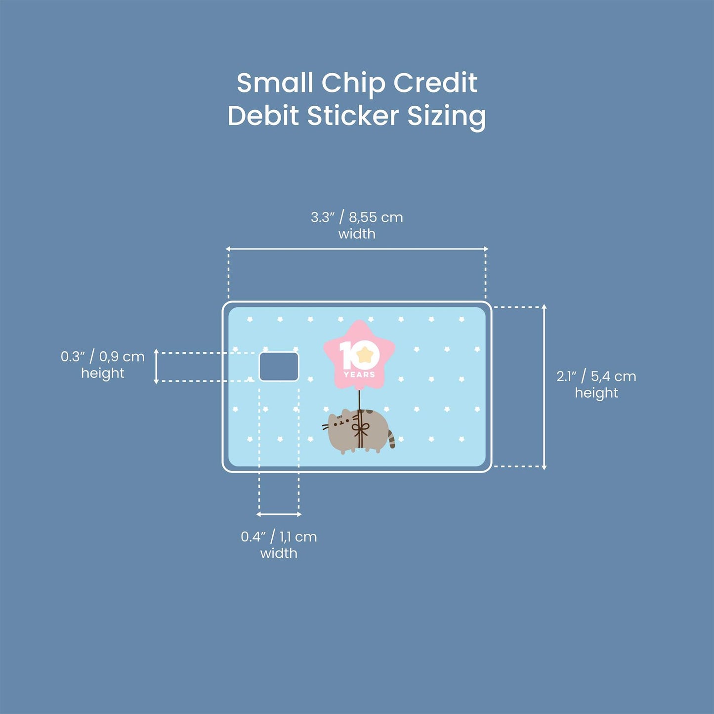 | Credit Card Sticker | Small Chip | Credit Card Skin