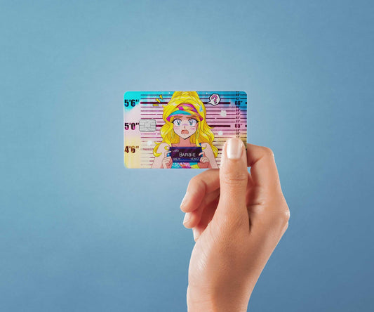 Barbie Design | Credit Card Sticker | Small Chip | Credit Card Skin