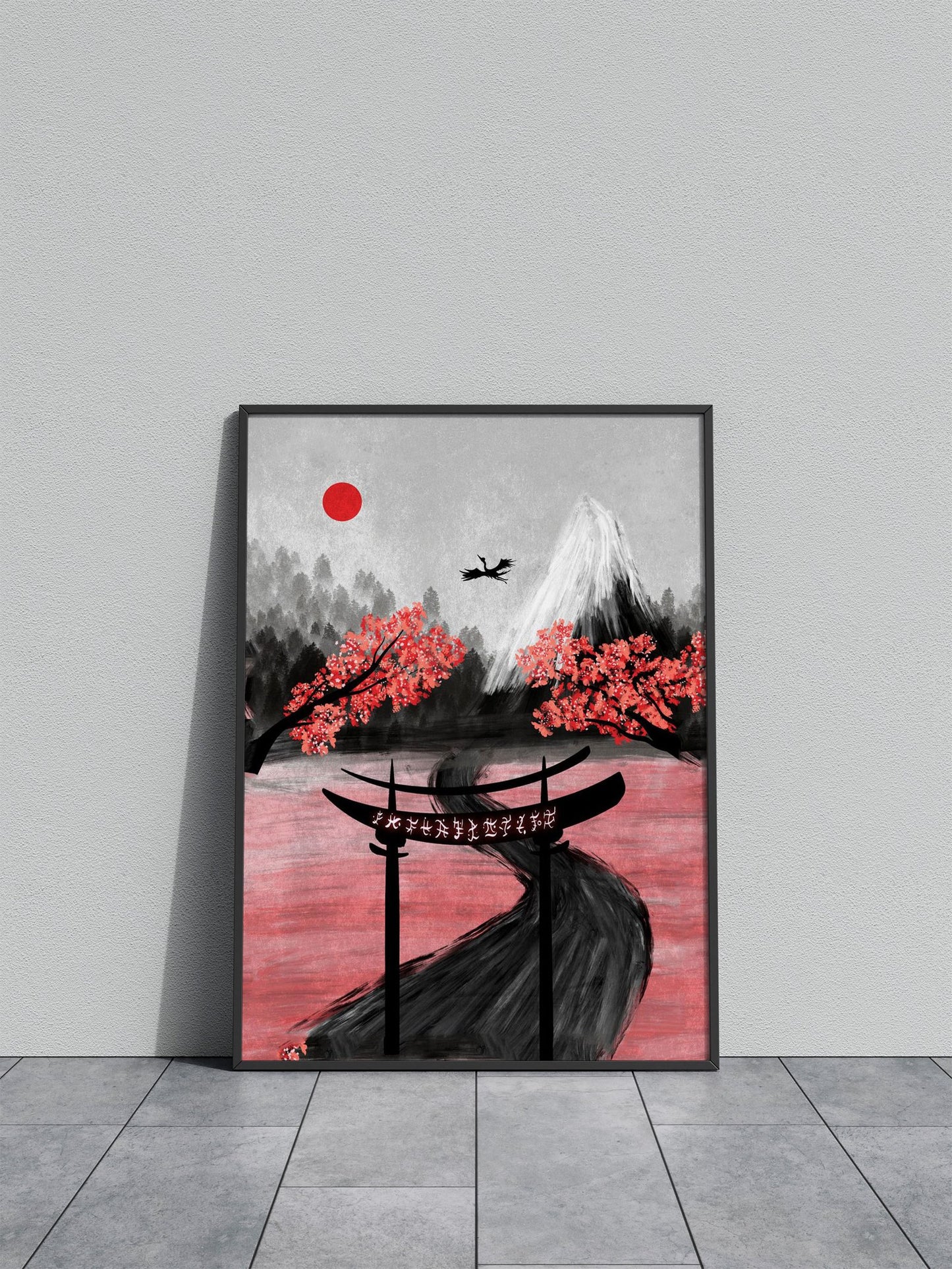 beautiful view Asian Style Poster | Wall Art for Home & Office | High-Quality Print