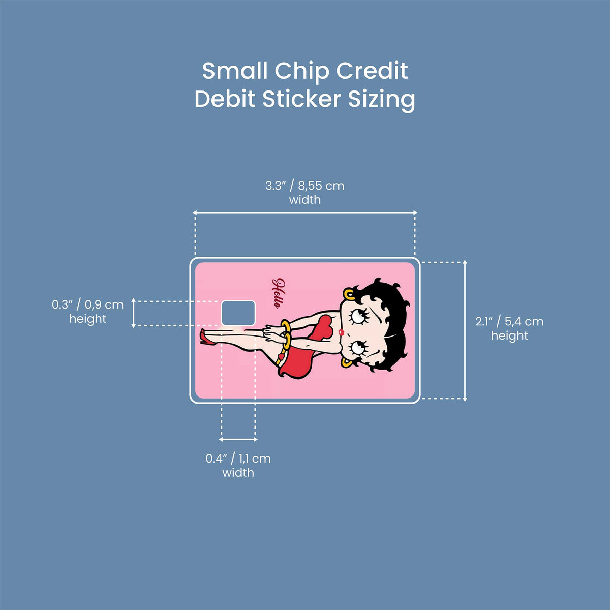Betty Boop - Premium Vinyl Credit Card Skin Cover by Wonderwallsboutique