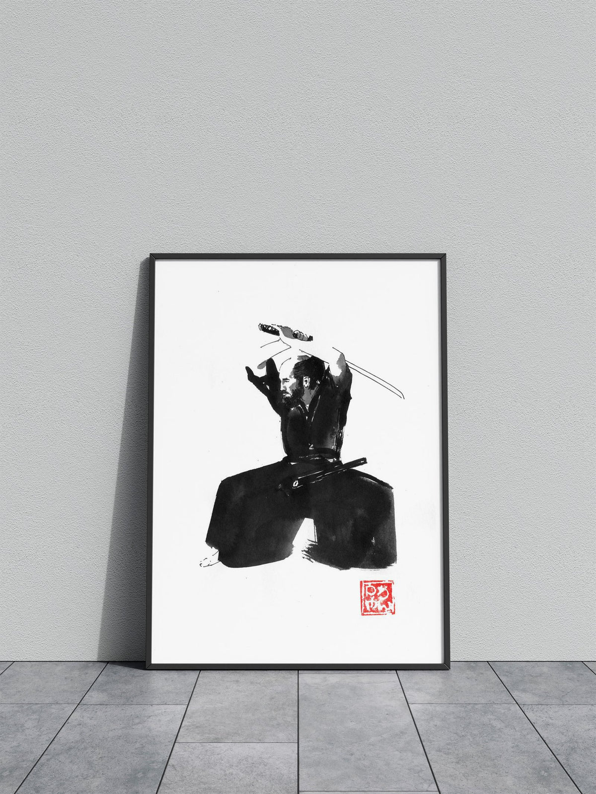 big samurai Asian Style Poster | Wall Art for Home & Office | High-Quality Print - High-quality vinyl skin wrap dec