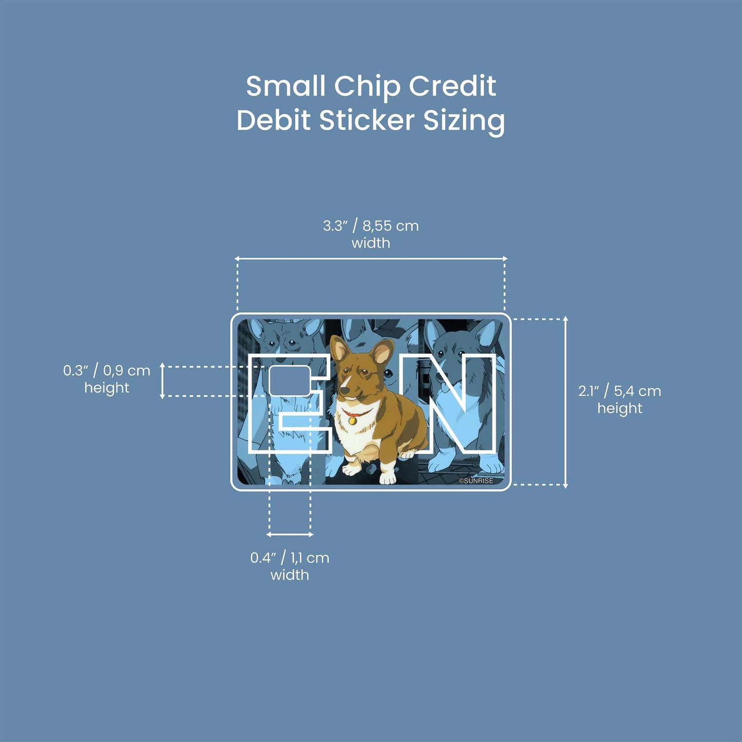 Big Ein Design | Credit Card Sticker | Small Chip | Credit Card Skin