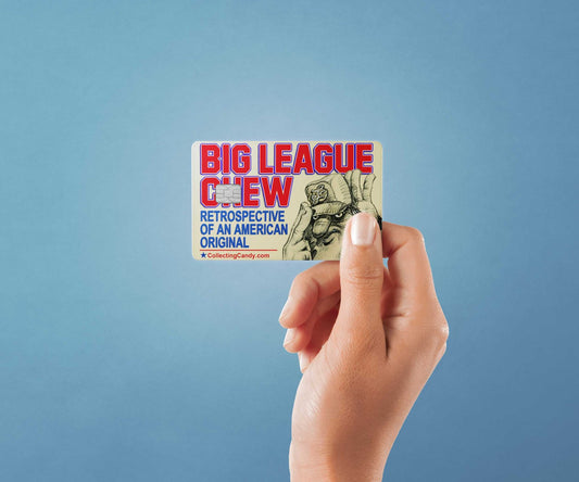 Watercolor big league chew design | credit card sticker | small chip | credit card skin for nursery and home wall decor.