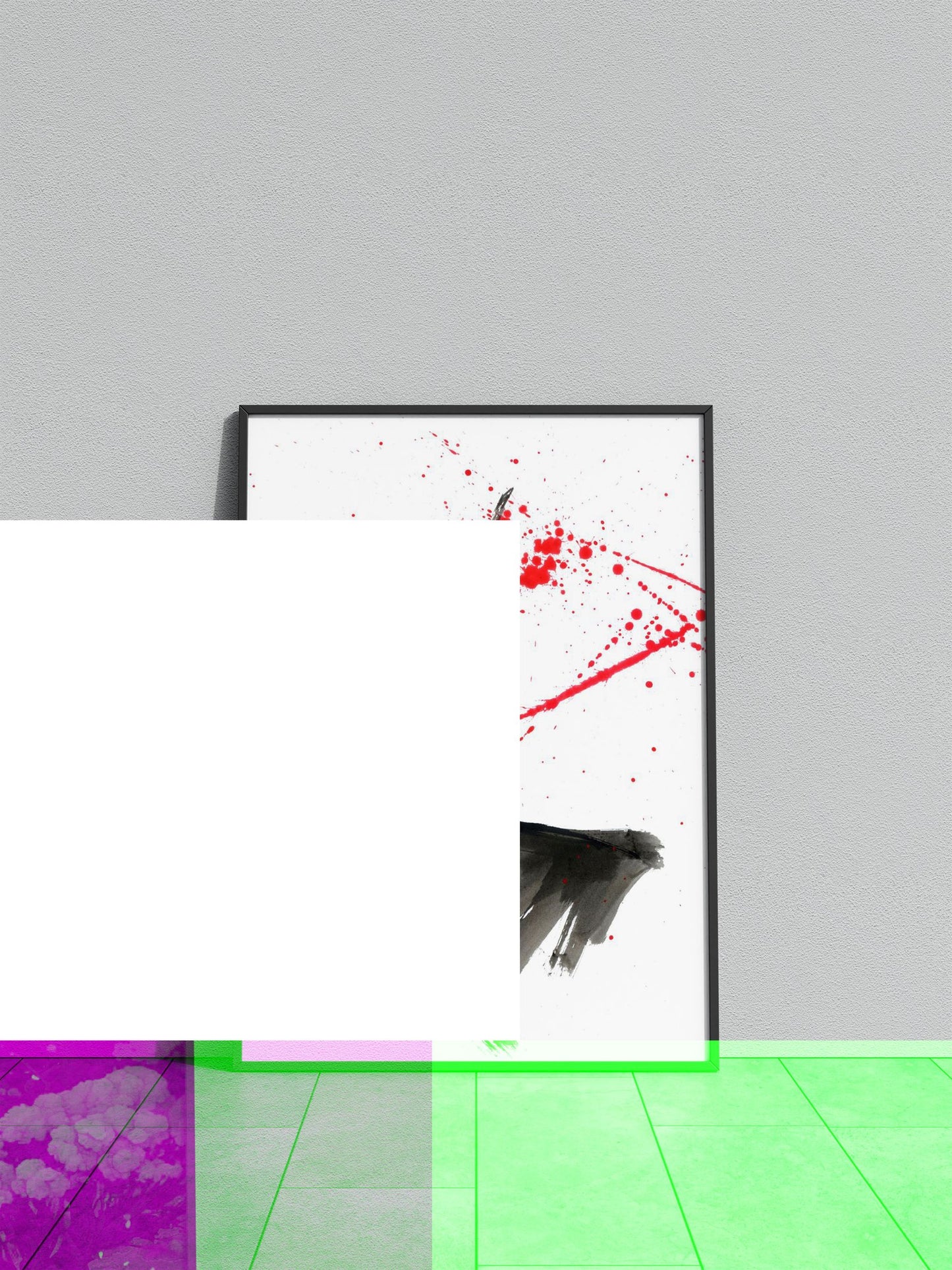 bloody katana Asian Style Poster | Wall Art for Home & Office | High-Quality Print