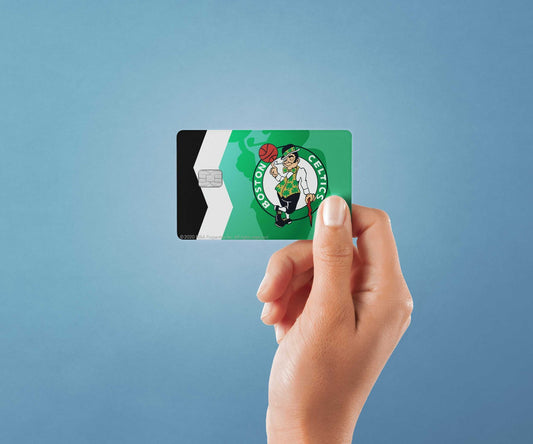 Boston Celtics Crossover Design | Credit Card Sticker | Small Chip | Credit Card Skin
