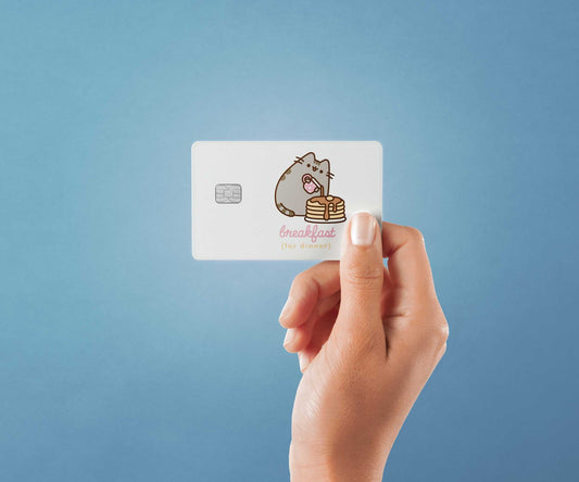 Breakfast Design | Credit Card Sticker | Small Chip | Credit Card Skin
