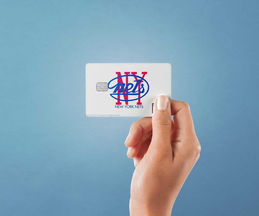 Brooklyn Nets Throwback Hardwood Classics Design | Credit Card Sticker | Small Chip | Credit Card Skin