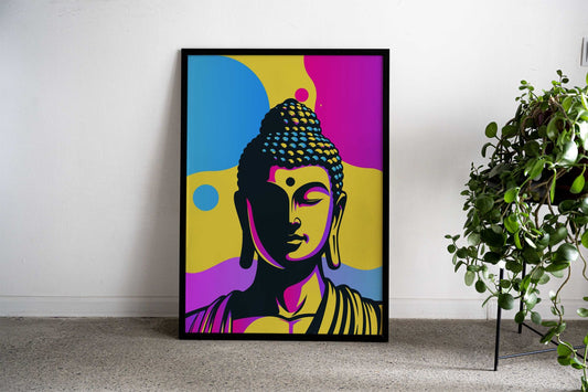 buddha poster Asian Style Poster | Wall Art for Home & Office | High-Quality Print - High-quality vinyl skin wrap d
