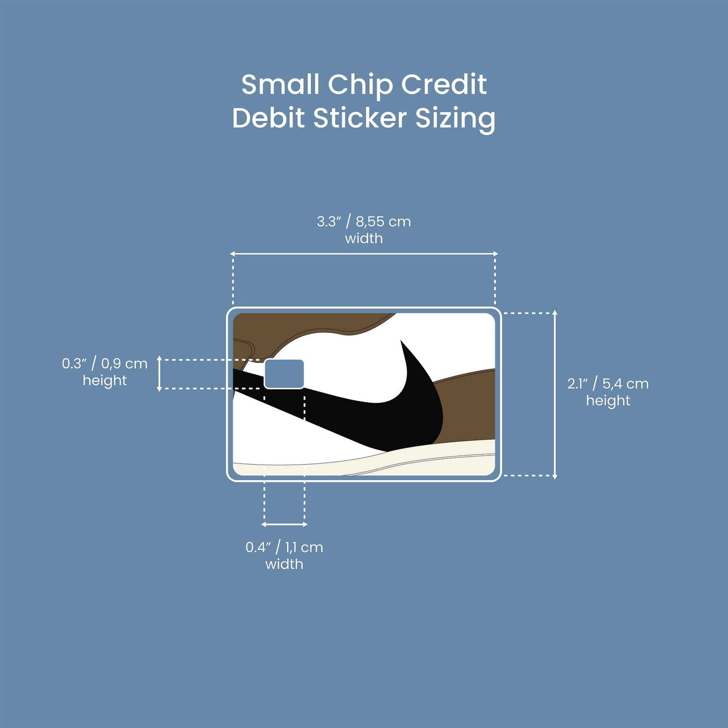 Cactus Jack Design | Credit Card Sticker | Small Chip | Credit Card Skin